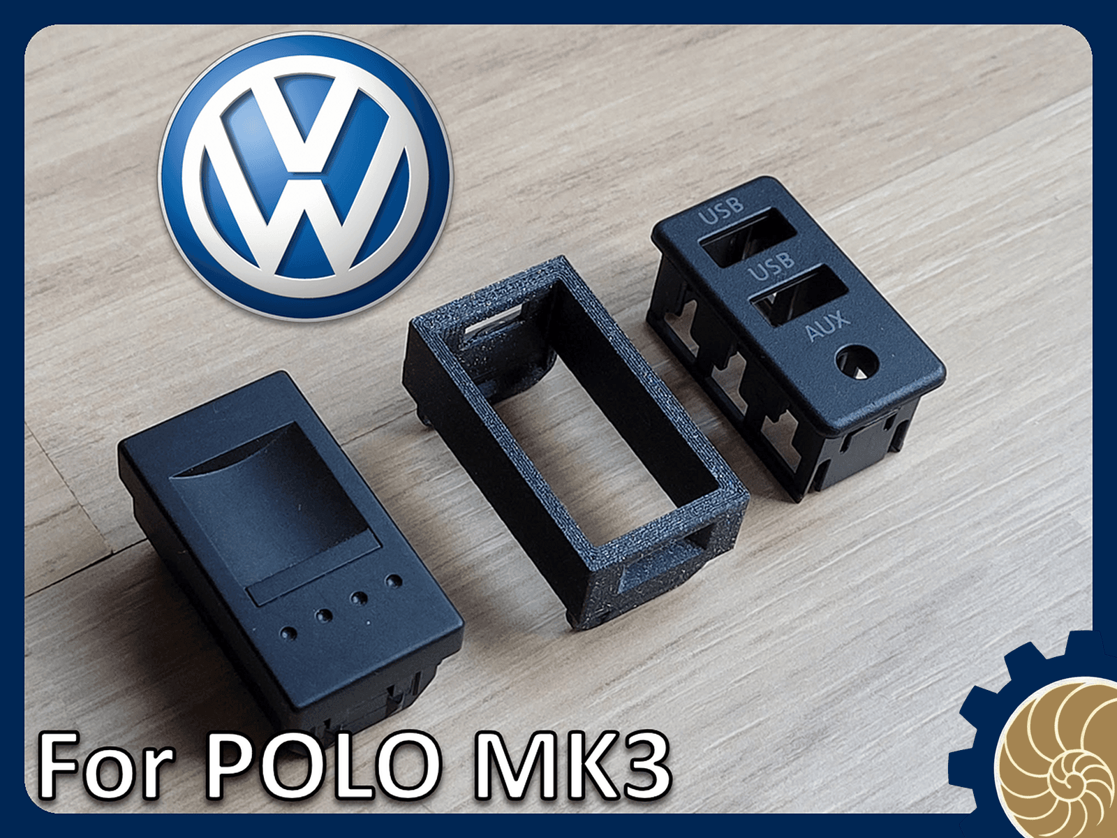 Volkswagen Polo Mk3 - Adaptor - USB + AUX ports