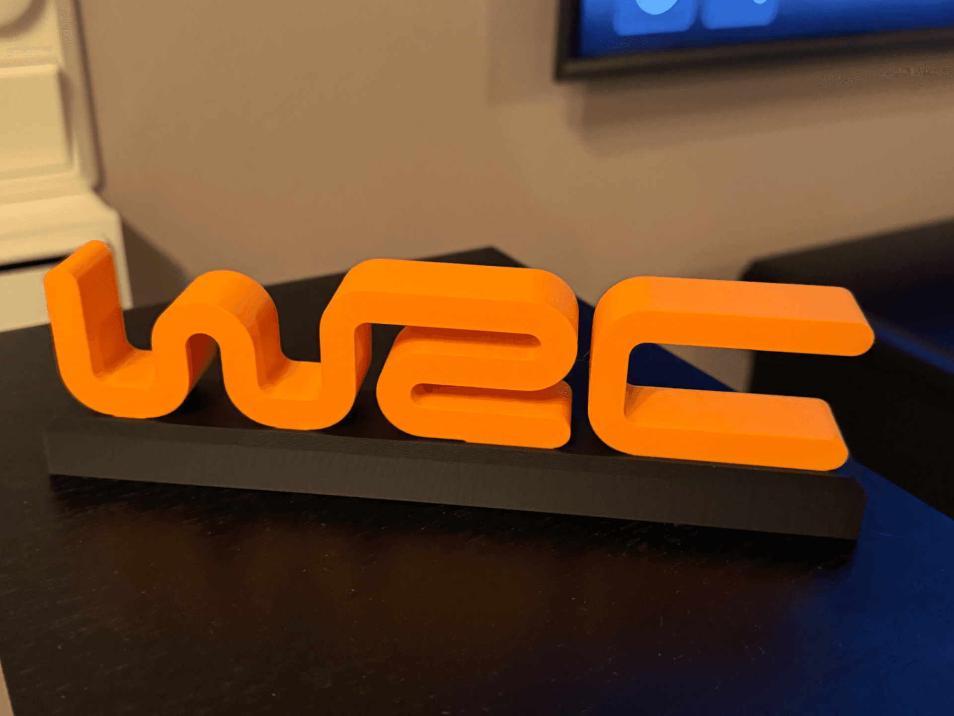 WRC Dual-Tone Emblem with stand