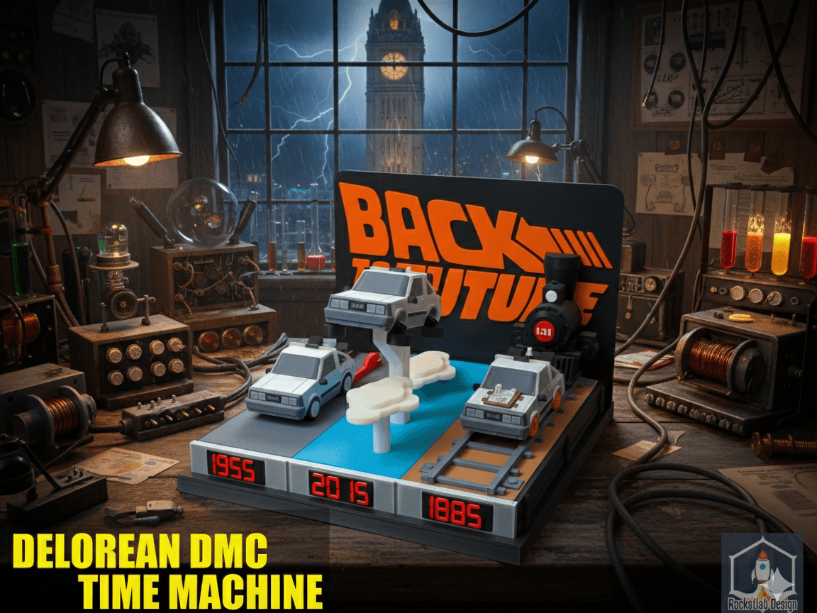 Back to the Future Diorama