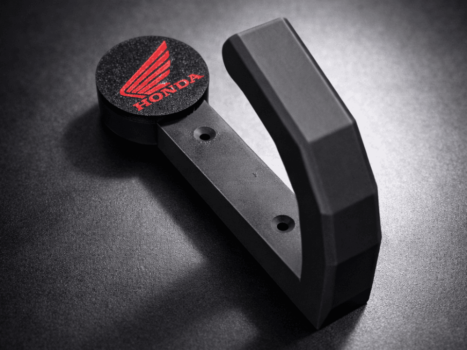 Soporte para casco de moto (Logo Honda)