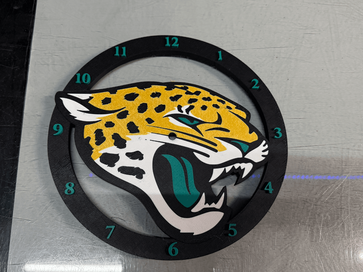 Jacksonville Jaguars Clock