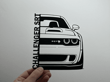 Challenger SRT - decorazione da parete