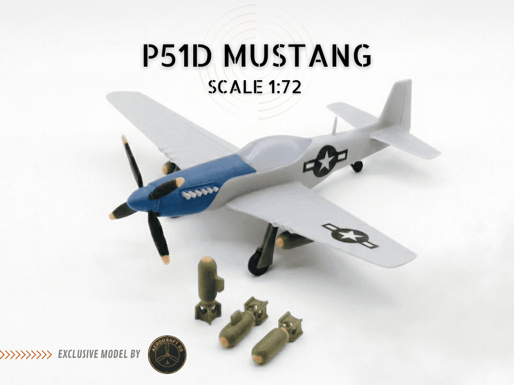 P-51D Mustang – Ground Version (Scale 1:72 )