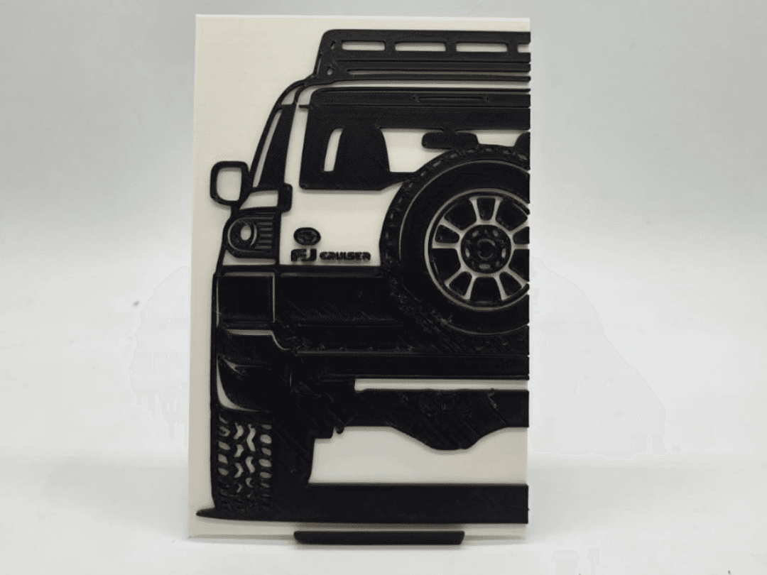 2D Wall Art Toyota FJ Cruiser