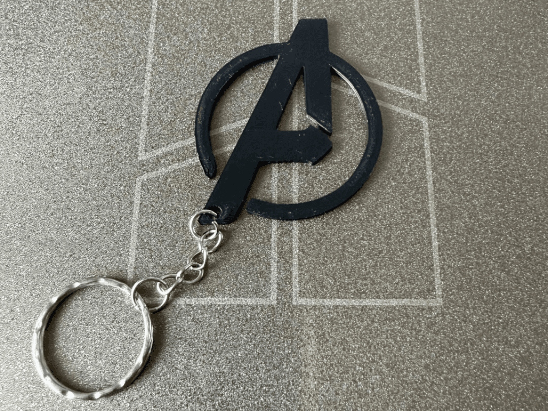 Avengers Logo Keychain - Marvel Keyring