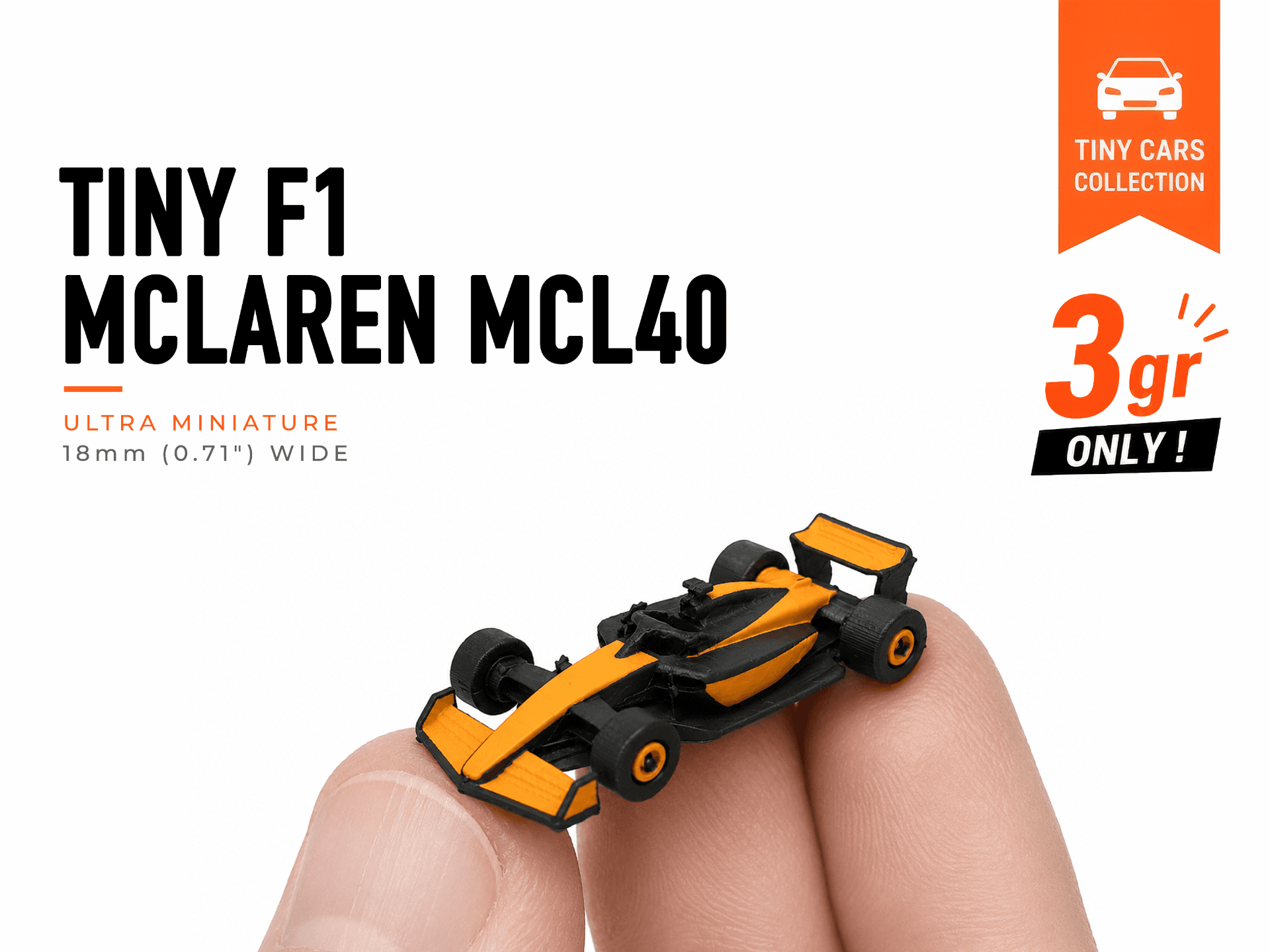 Tiny F1 McLaren MCL40 - Mini Cars Series