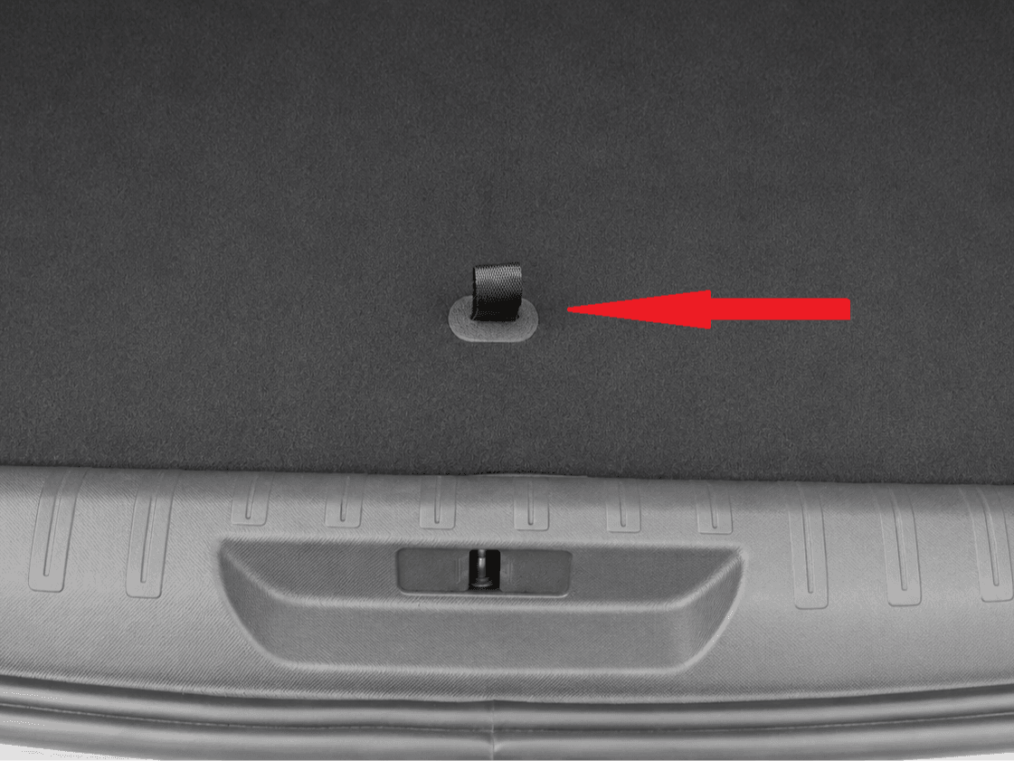Peugeot 308 T9 trunk floor handle