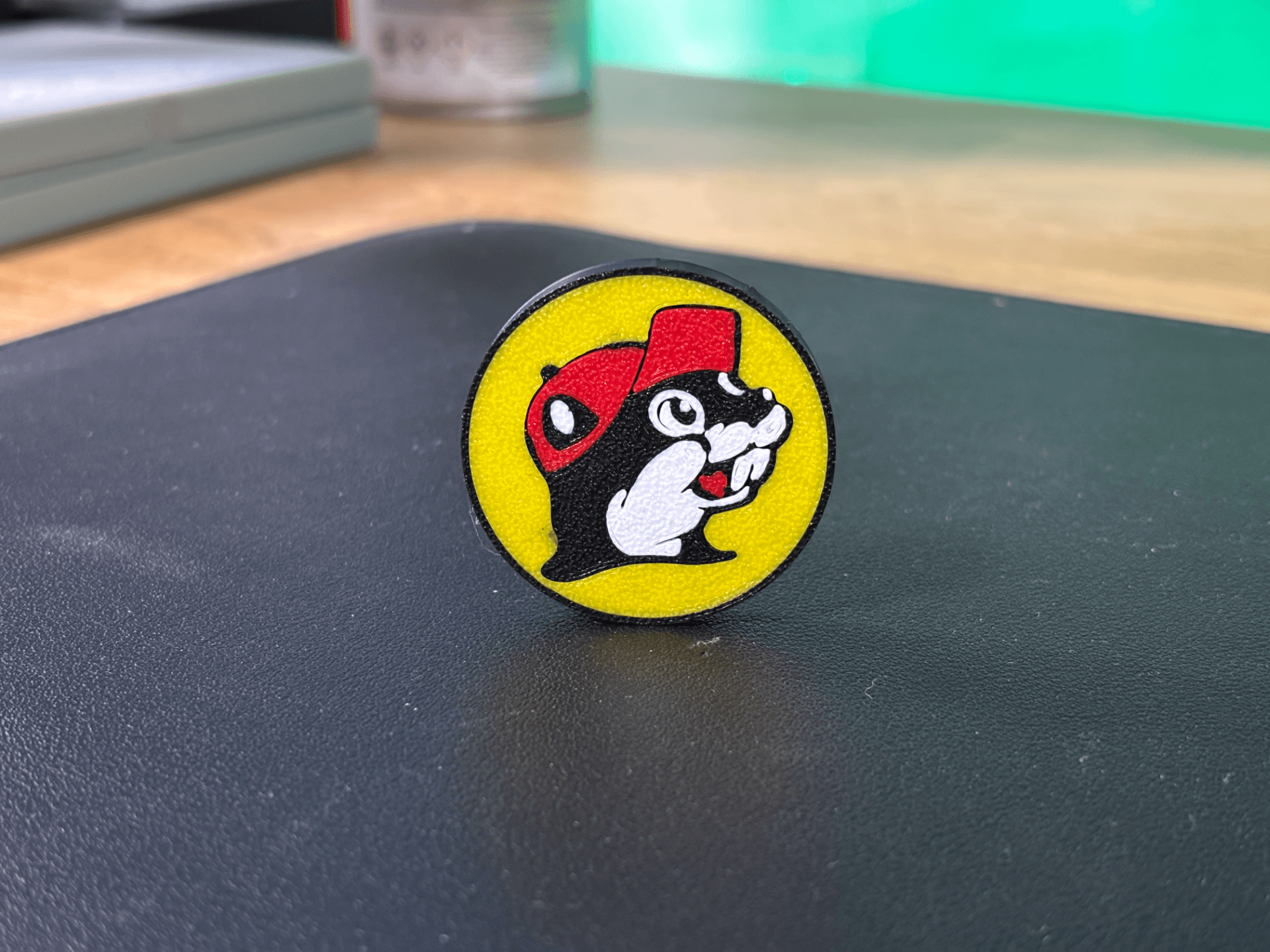 Roadside Mascot Beaver Badge