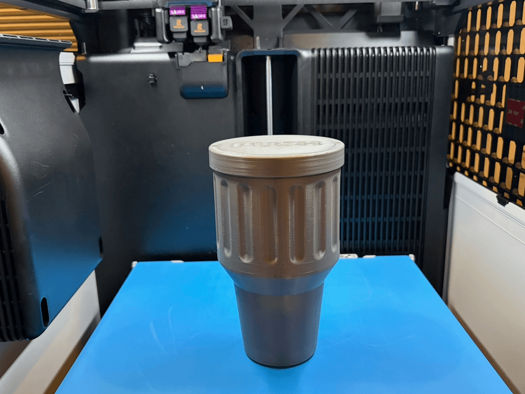 Trash Can for your Car's Cup Holder - Flipper Lid