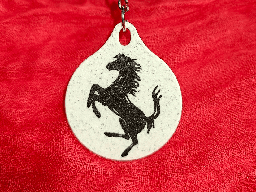 Yoja3D-Ferrari keychain