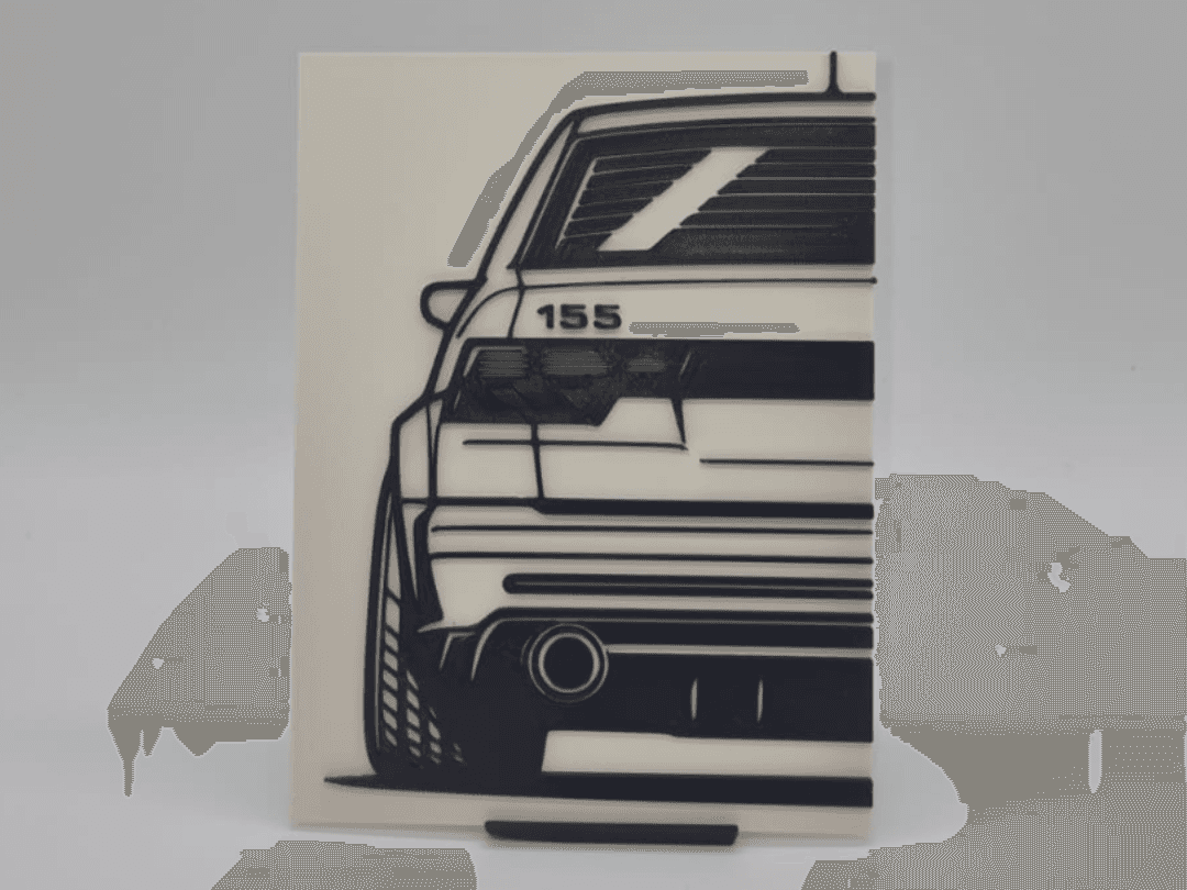 2D Wall Art Alfa Romeo 155 GTA