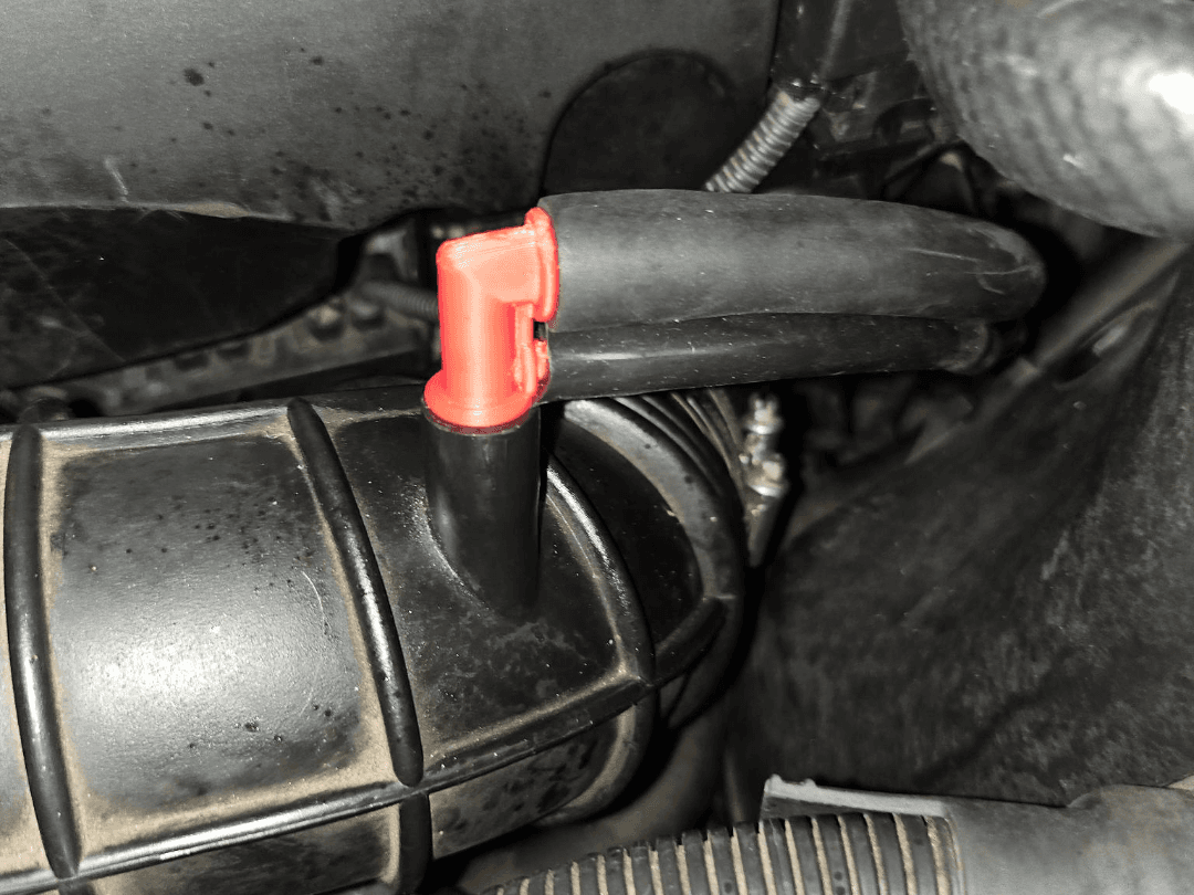 BMW E46 F-Stecker Vakuum Leitung