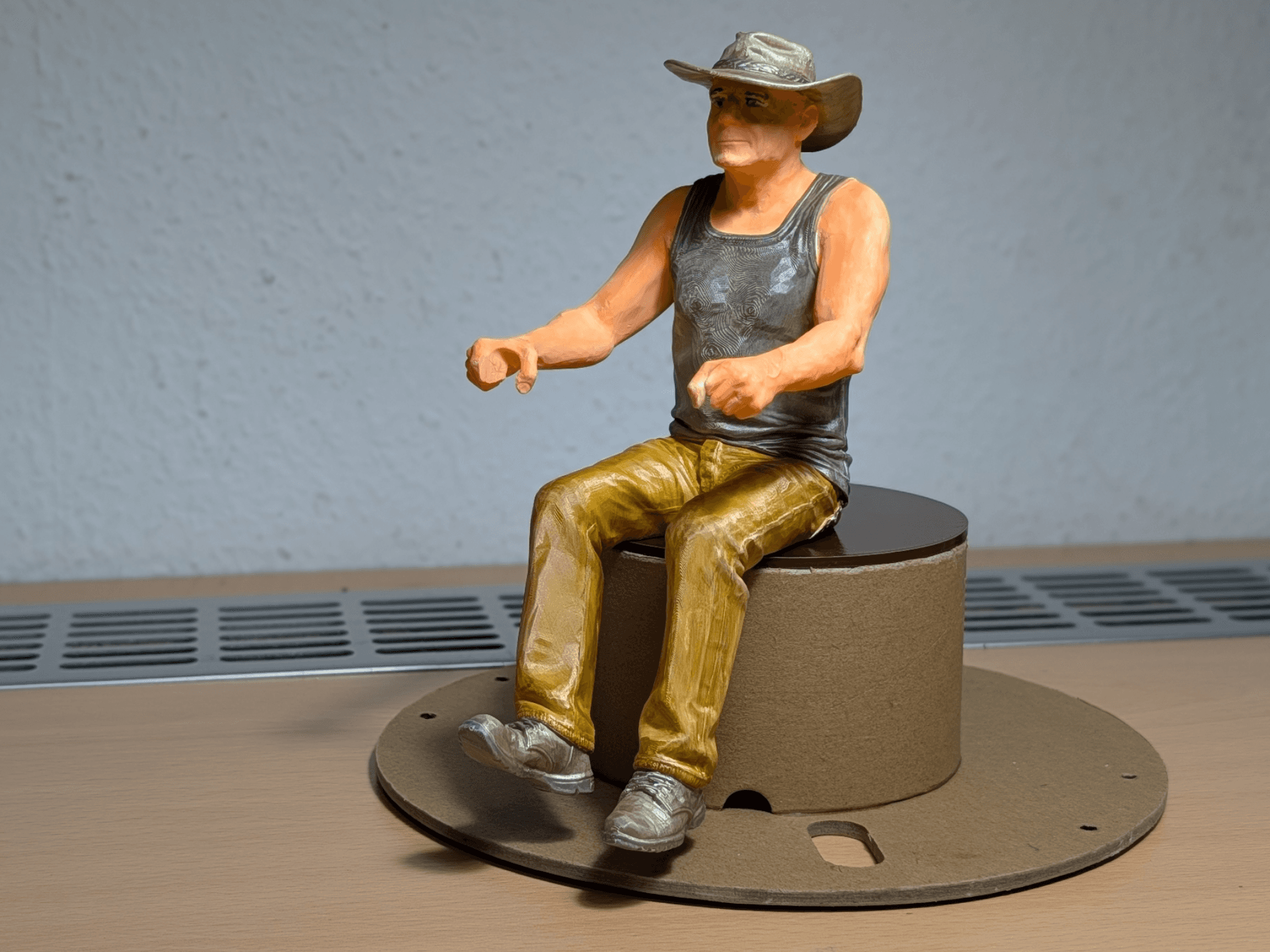 MOG Cowboy Driver - Custom Figure for Unimog U5023
