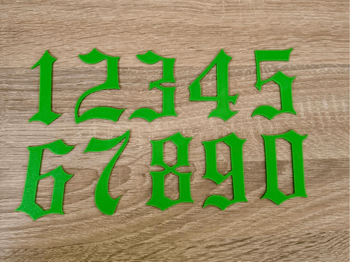 numbers 0-9