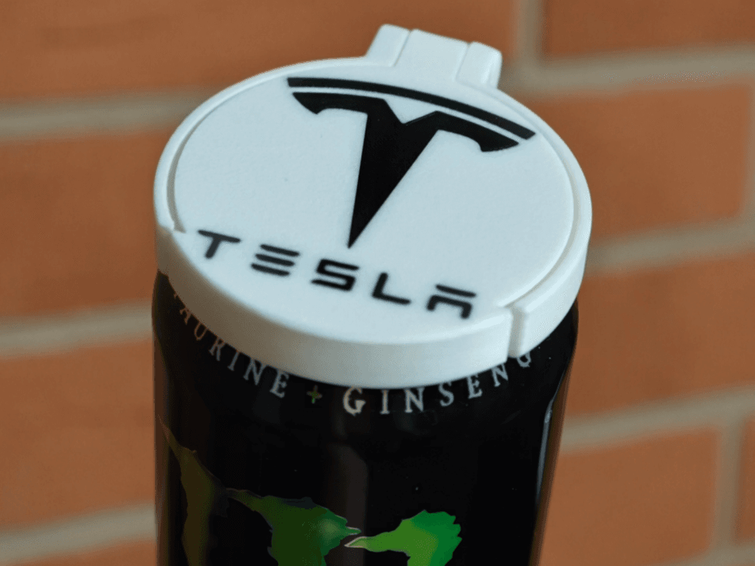 TESLA can lid print in Place