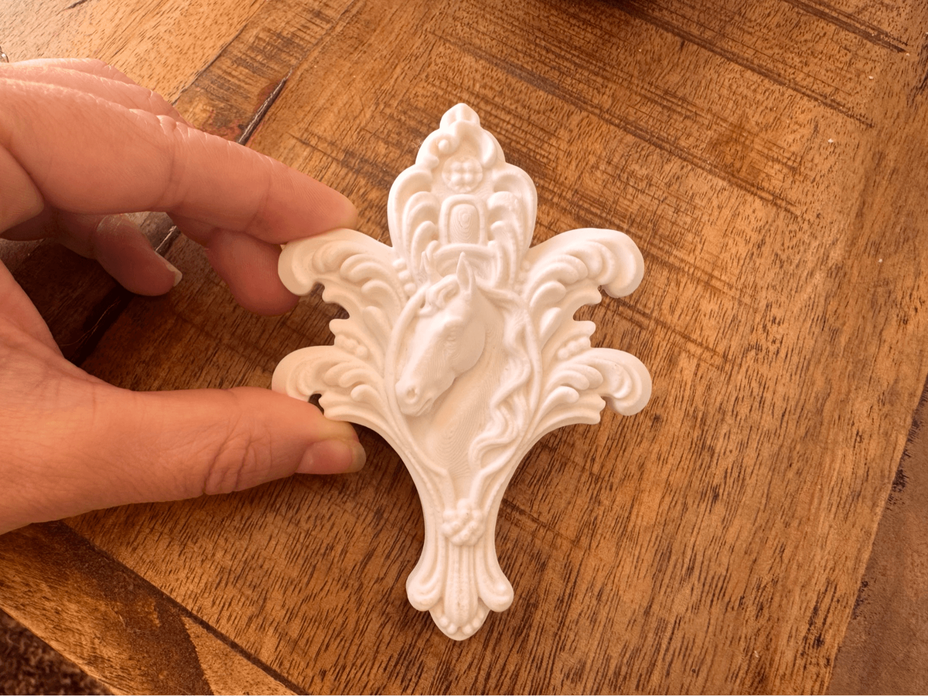 Elegant Horse Ornament for Furniture and more