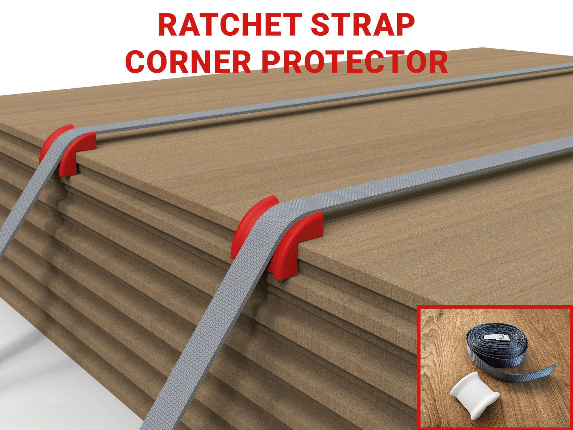 Ratchet Strap Corner Protector – Multiple Sizes
