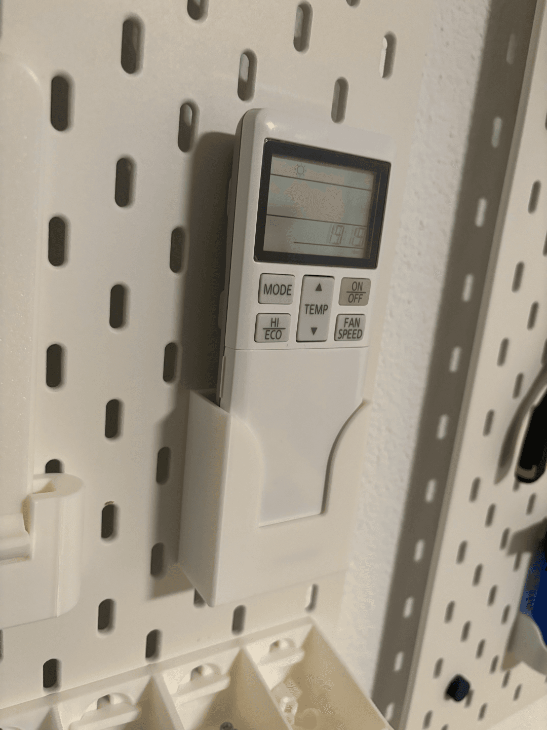 Airconditioner remote holder -  IKEA Skadis