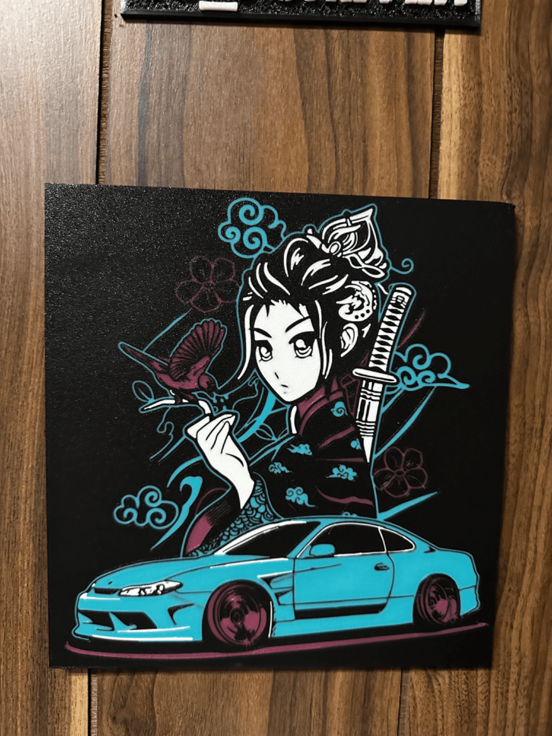 nissan silvia s15  lightbox/ wall art