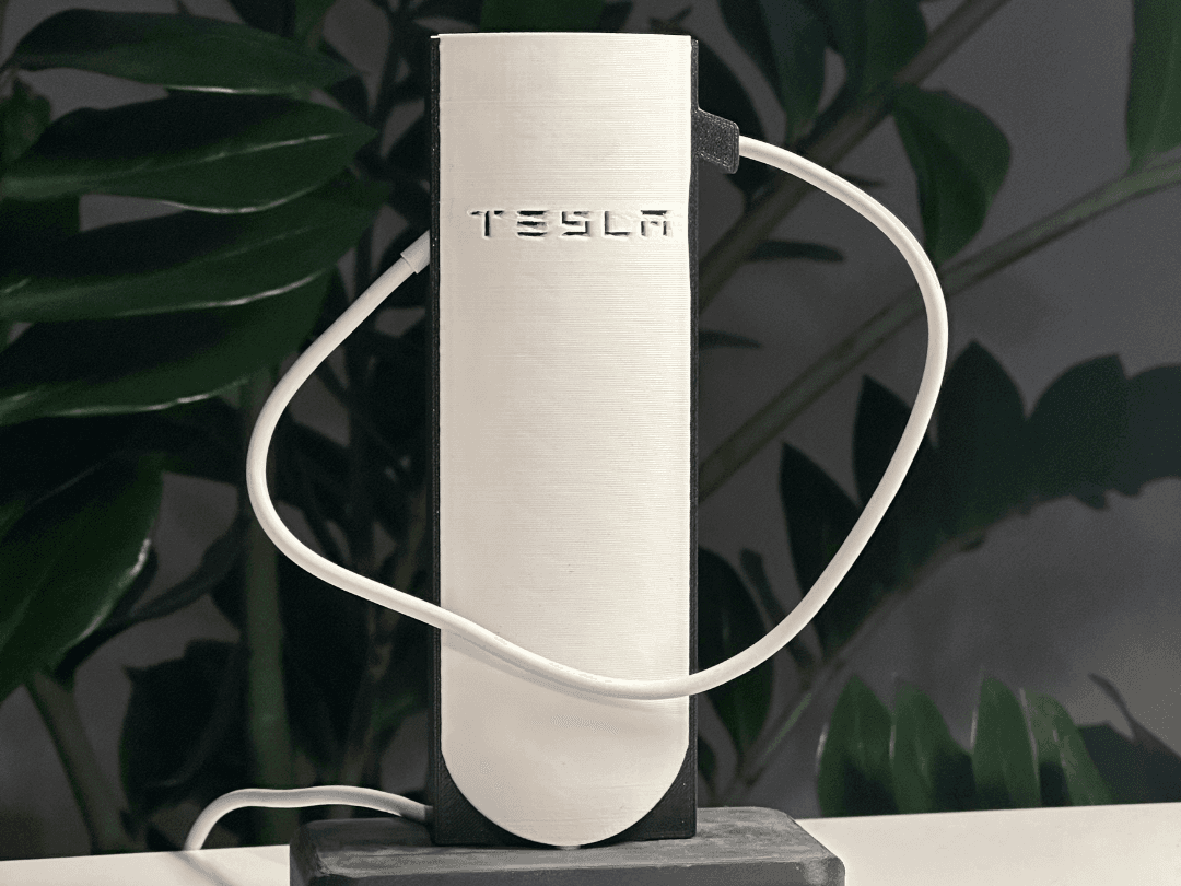 Tesla Supercharger Phone Charger / Easy&Fast Print