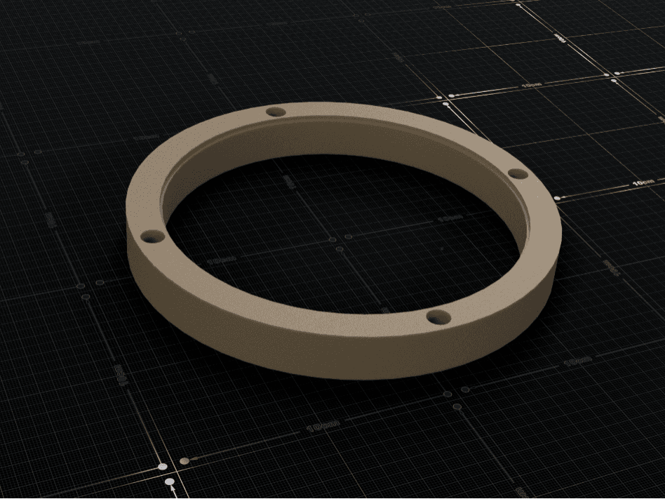 3/4" universal 6 1/2" speaker Ring