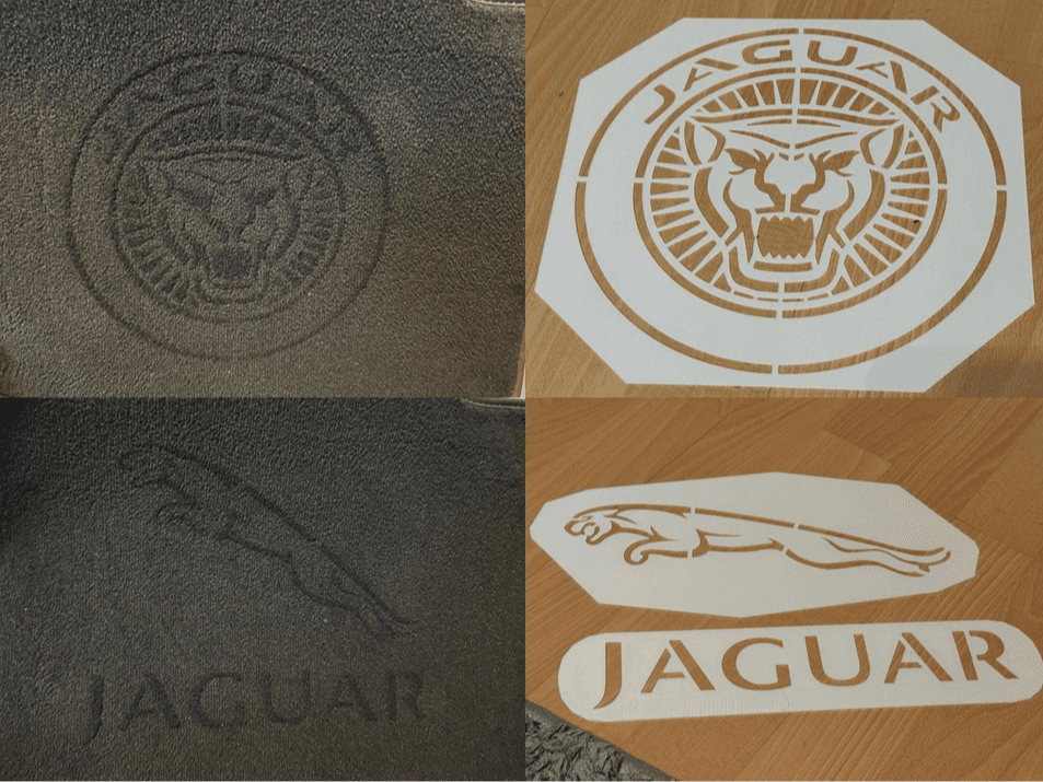 Jaguar Schablone - Detailing
