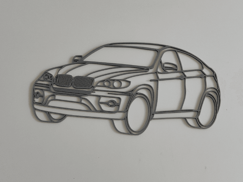 DAY 72. BMW X6 E71 Wall Car