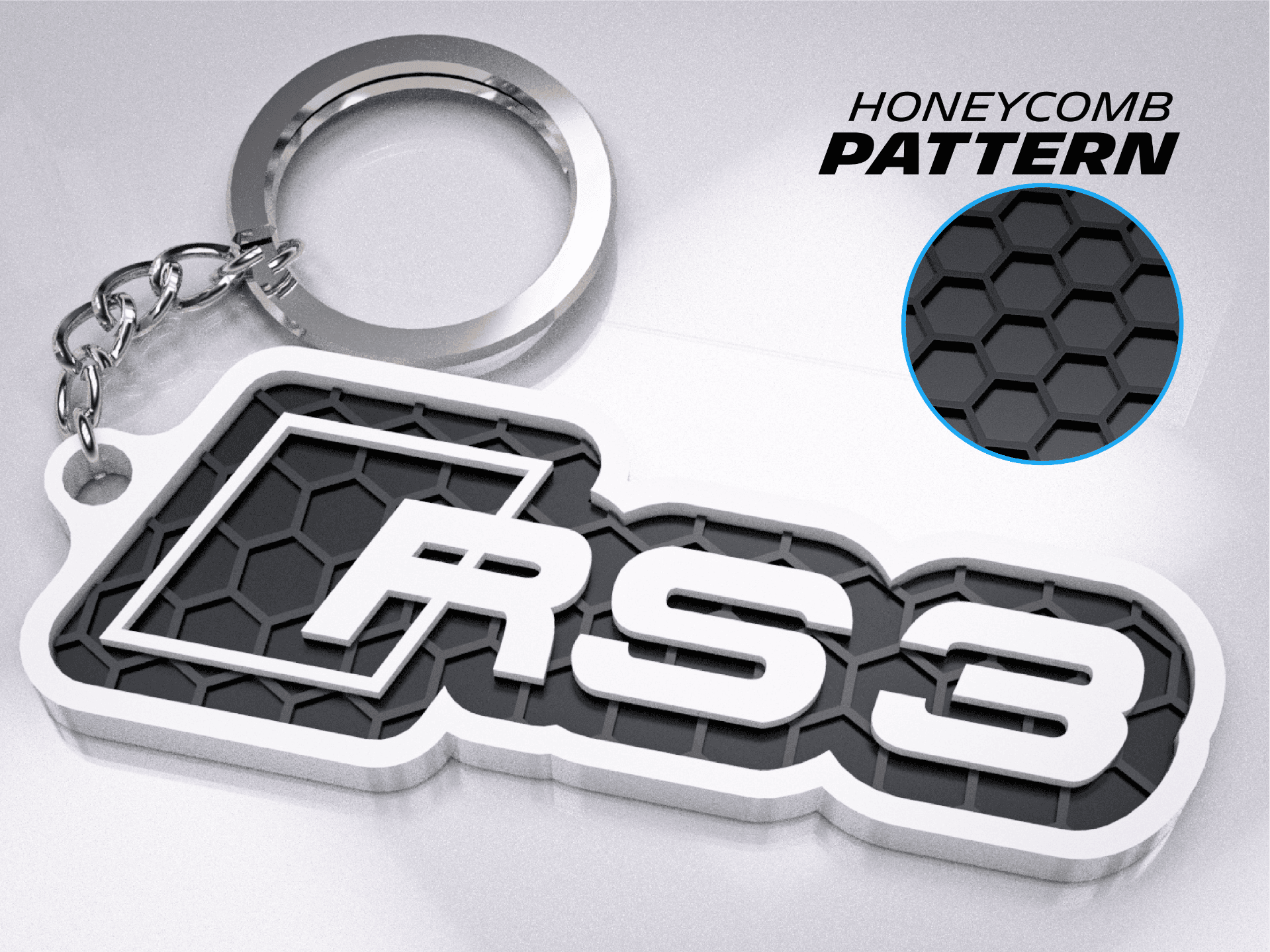 Audi RS3 Keychain