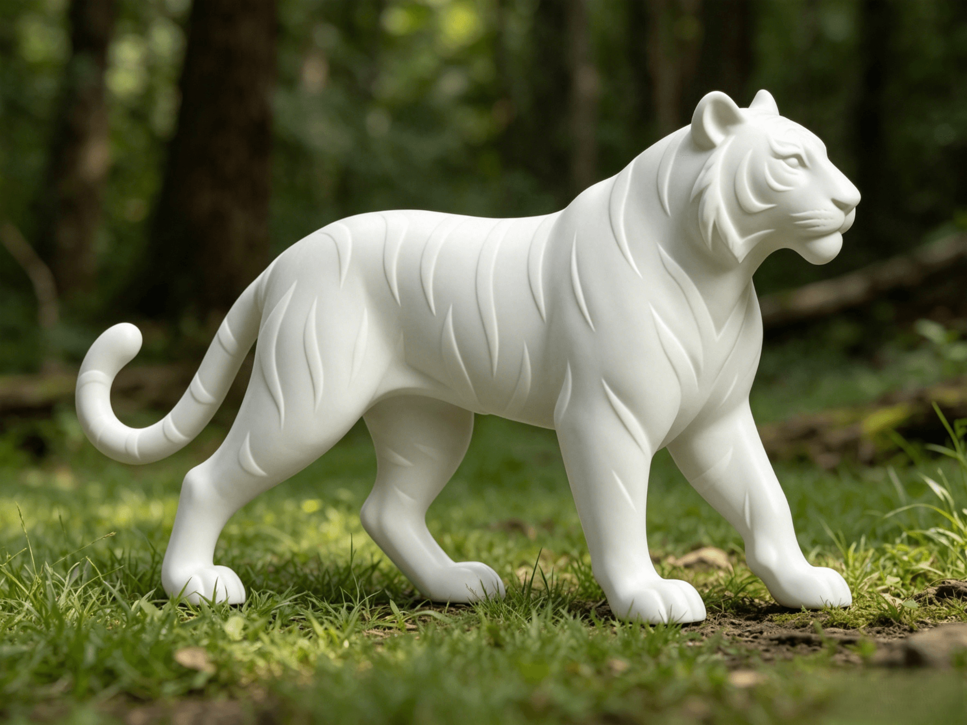 King of Beasts: Majestic Tiger 3D Printed Model