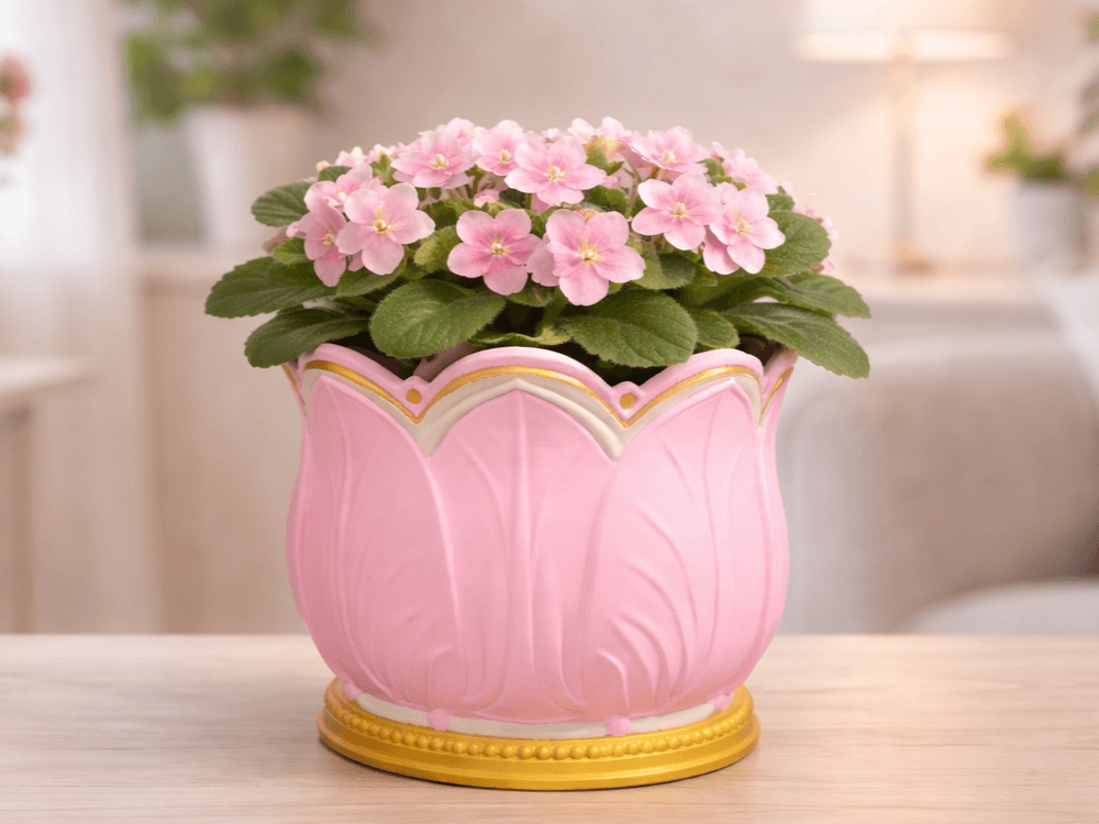 Beautiful Blooming Lotus Planter – Perfect for Mom