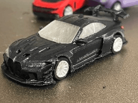 1:64 BMW M4 GT3 lookalike car (no multicolour)