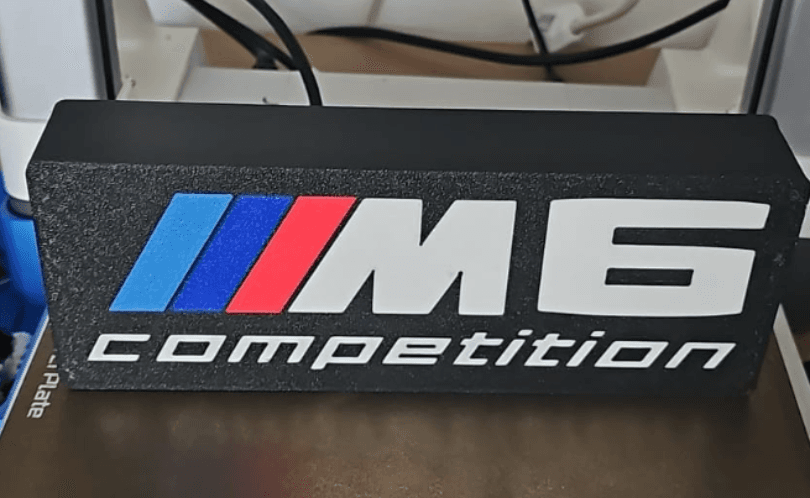 BMW M6 Competition Lamp By NFORCE3D