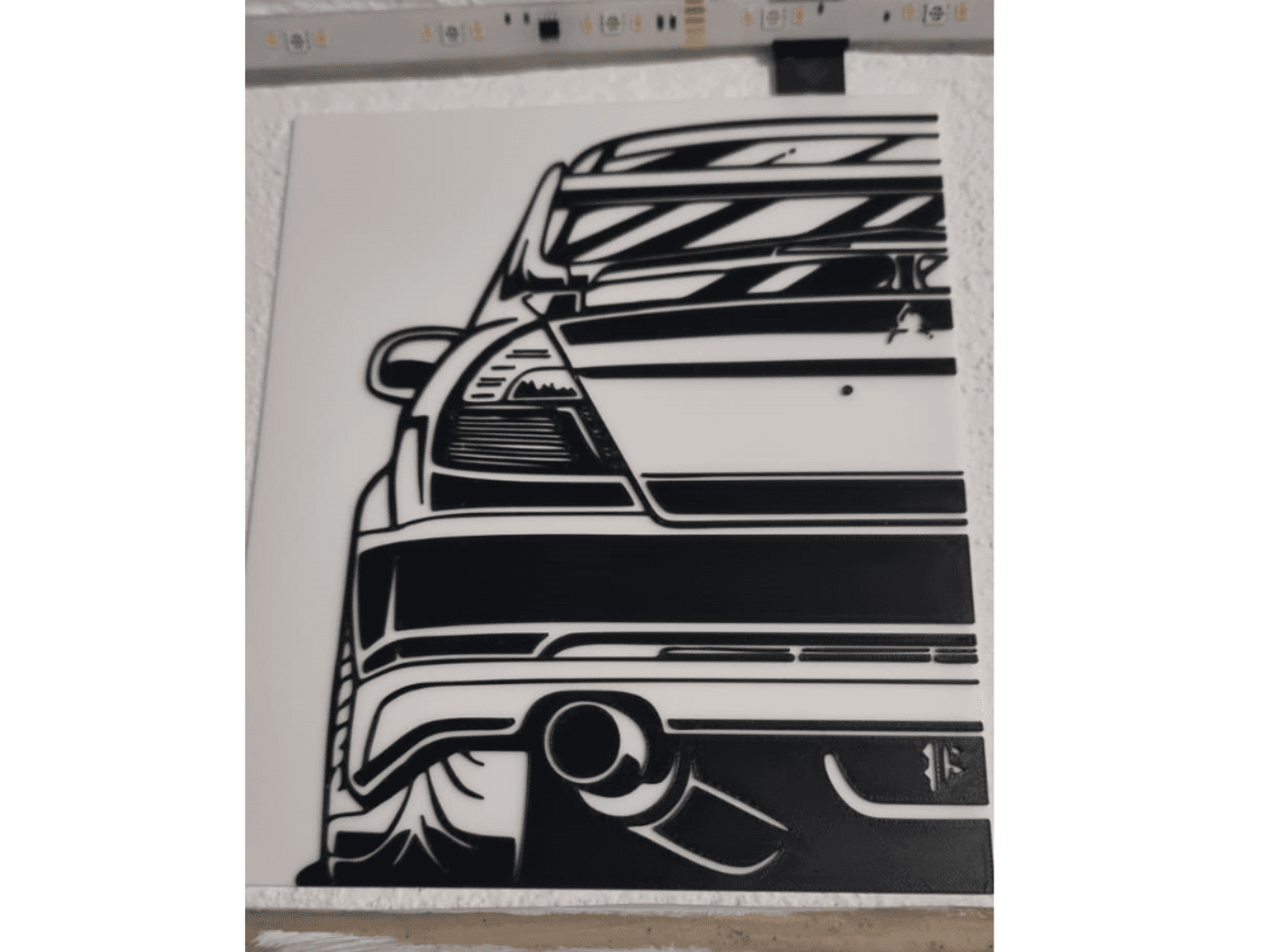 2D Wallart Mitsubishi Lancer Evolution 5 JDM