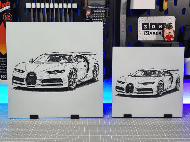 Bugatti Chiron – Hueforge – 3 Colors