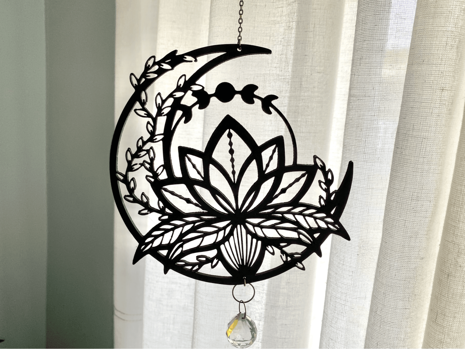 Moon Lotus Suncatcher