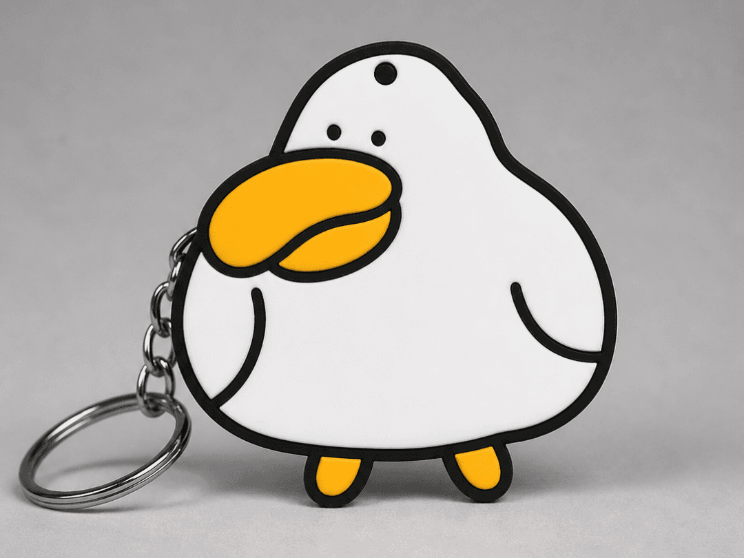 Funny Chonky Duck Keychain | AMS | No Supports