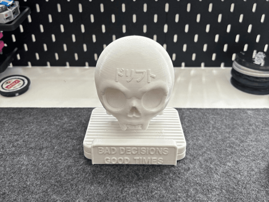 Bad Decisions Skull | JDM Drift Art Toy