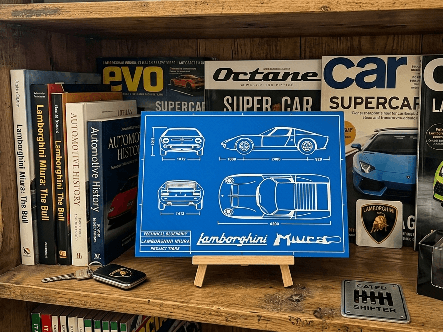 Lamborghini Miura - Blueprint