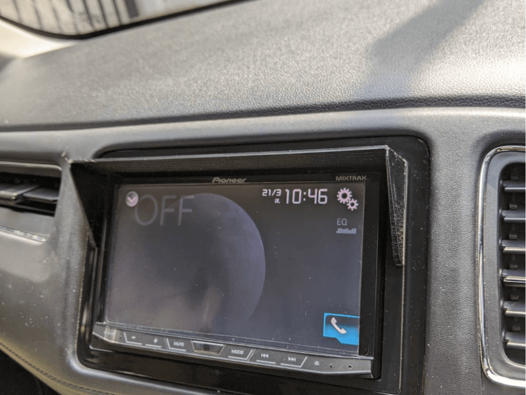 Universal 2-DIN Car Radio Sun Hood / Screen Visor