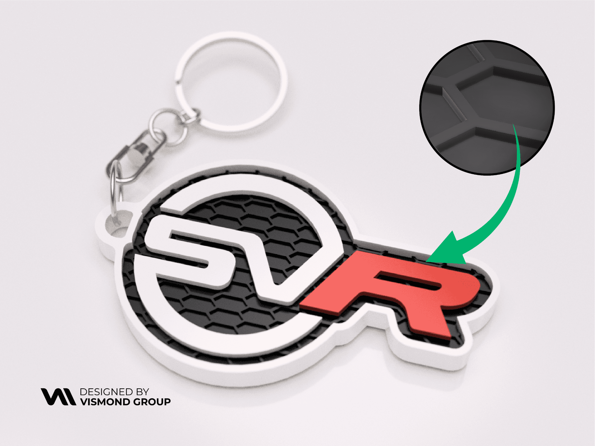 Jaguar SVR Keychain