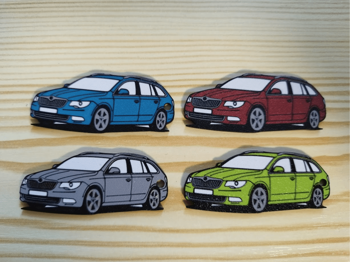 Skoda Superb 2 Combi keychain