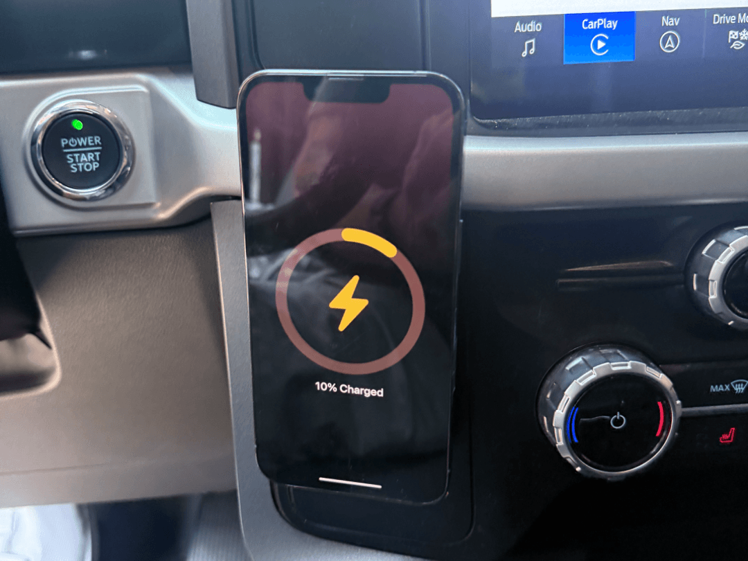 F-150 MagSafe Charger Replaces Coin Holder