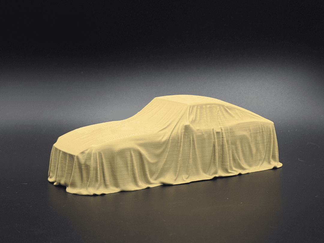 Datsun 280z unveiling covered car model
