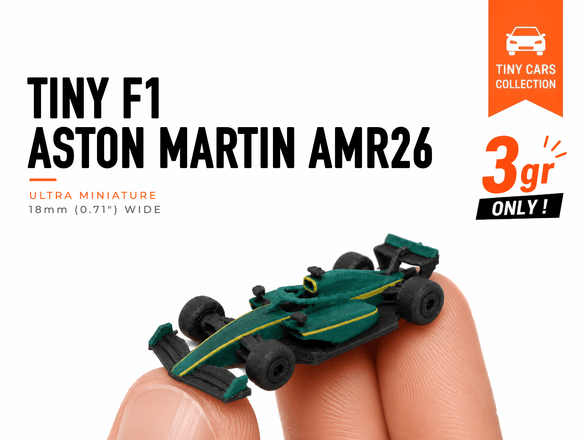 Tiny F1 Aston Martin AMR26 - Mini Cars Series