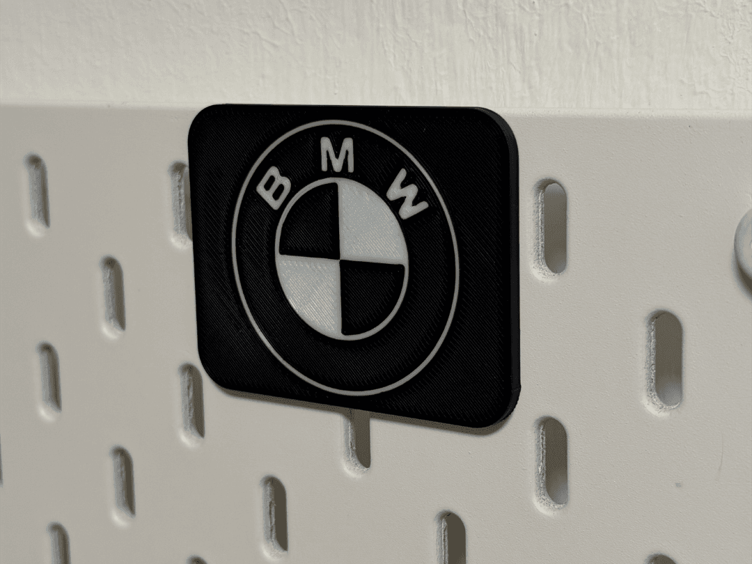 BMW Logo for Ikea Skadis Pegboard