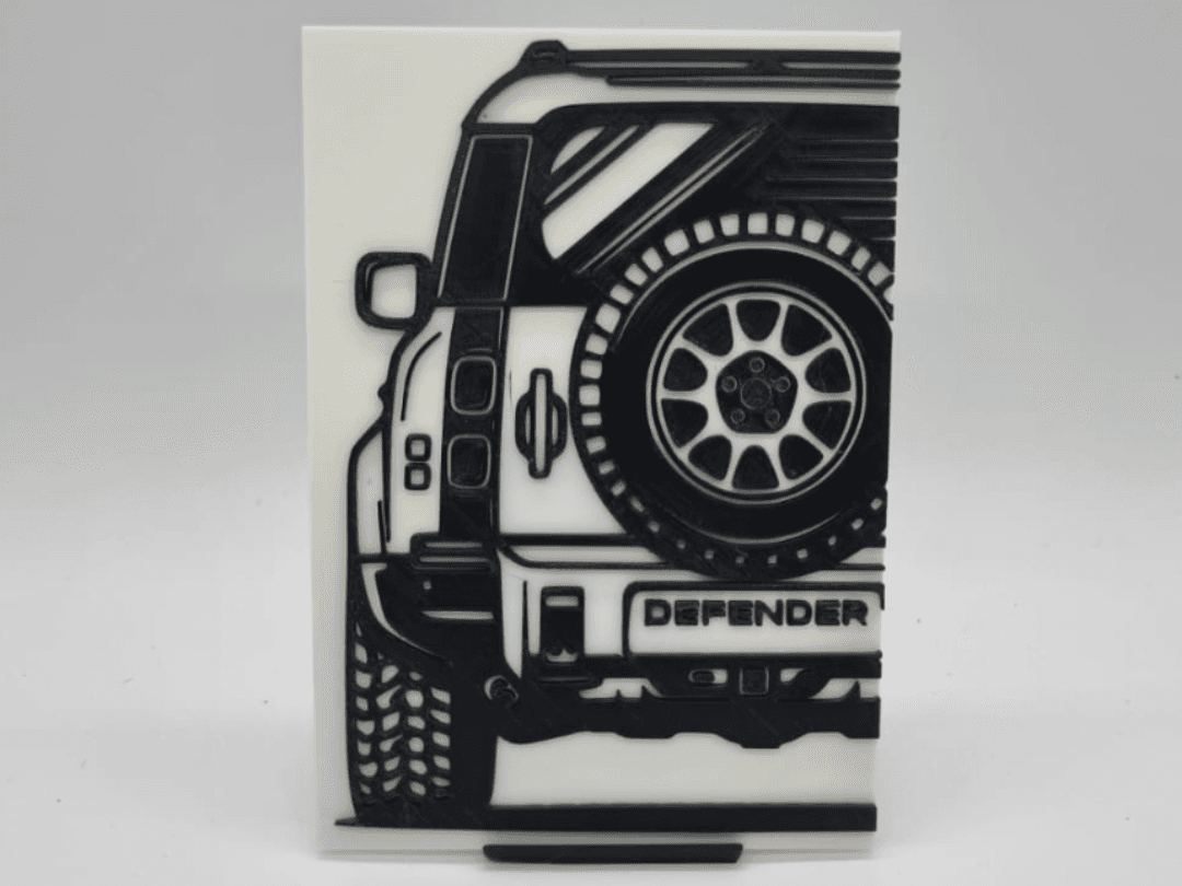 2D Wall Art Land Rover Defender L663