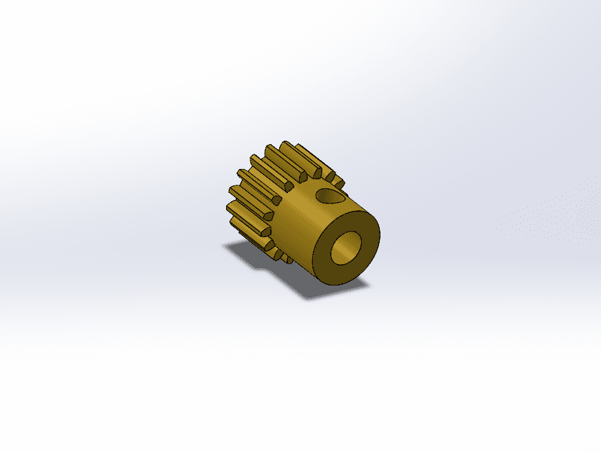 16T pinion Gear 0.5M for 1/8 1/10 RC Car Motor