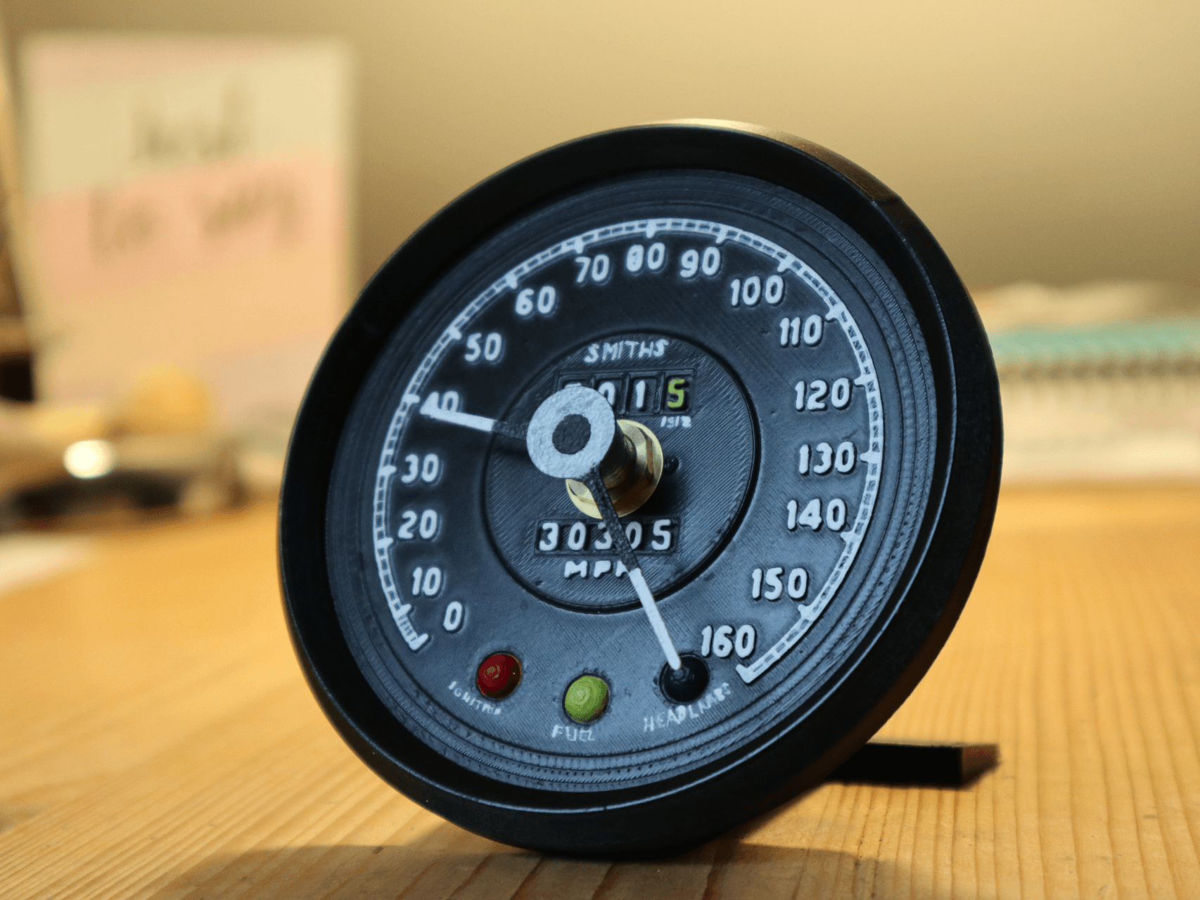 Classic car speedo clock
