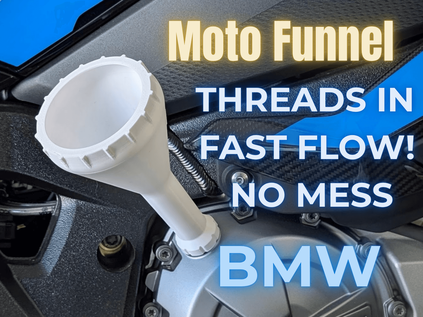 BMW Motorrad Oil Funnel - Thread-In 