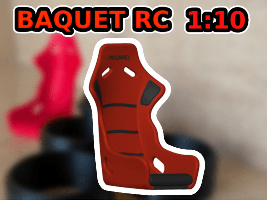 Baquet Recaro RC 1:10 
